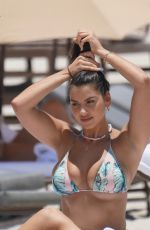 JEHONA DRESHAJ in Bkini at a Beach in Miami 06/04/2021