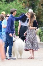 JEMIMA KHAN Out and About in London 06/10/2021