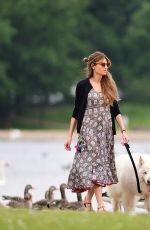 JEMIMA KHAN Out and About in London 06/10/2021