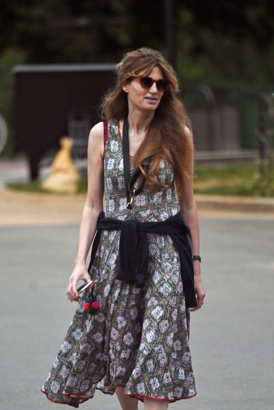 JEMIMA KHAN Out and About in London 06/10/2021