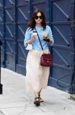 JENNA LOUISE COLEMAN Out for Coffee in London 06/17/2021
