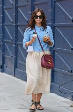 JENNA LOUISE COLEMAN Out for Coffee in London 06/17/2021