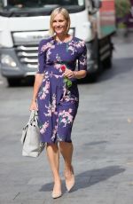 JENNI FALCONER Receives a Red Rose Out in London 06/07/22021