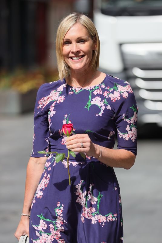 JENNI FALCONER Receives a Red Rose Out in London 06/07/22021