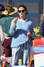 JENNIFER GARNE Out Licking an Ice Cream in Santa Monica 06/09/2021