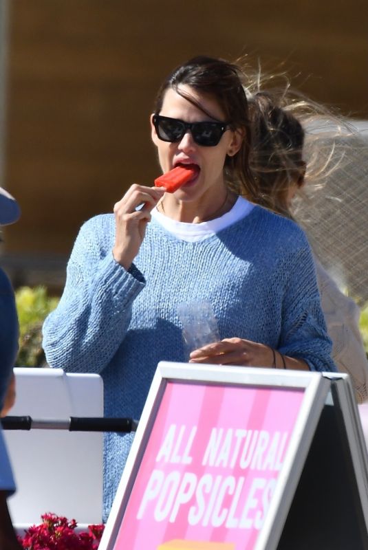 JENNIFER GARNE Out Licking an Ice Cream in Santa Monica 06/09/2021