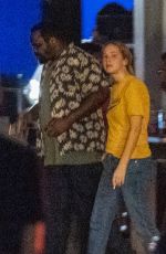 JENNIFER LAWRENCE and Brian Tyree Henry Out Smoking at Maple Leaf Bar in New Orleans 06/11/2021