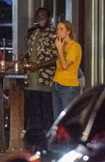 JENNIFER LAWRENCE and Brian Tyree Henry Out Smoking at Maple Leaf Bar in New Orleans 06/11/2021