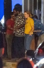 JENNIFER LAWRENCE and Brian Tyree Henry Out Smoking at Maple Leaf Bar in New Orleans 06/11/2021