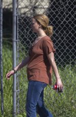 JENNIFER LAWRENCE on the Set of Red, White and Water in New Orleans 06/01/2021