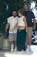 JENNIFER LOPEZ and Her Manager Benny Medina Out in Miami 06/09/2021