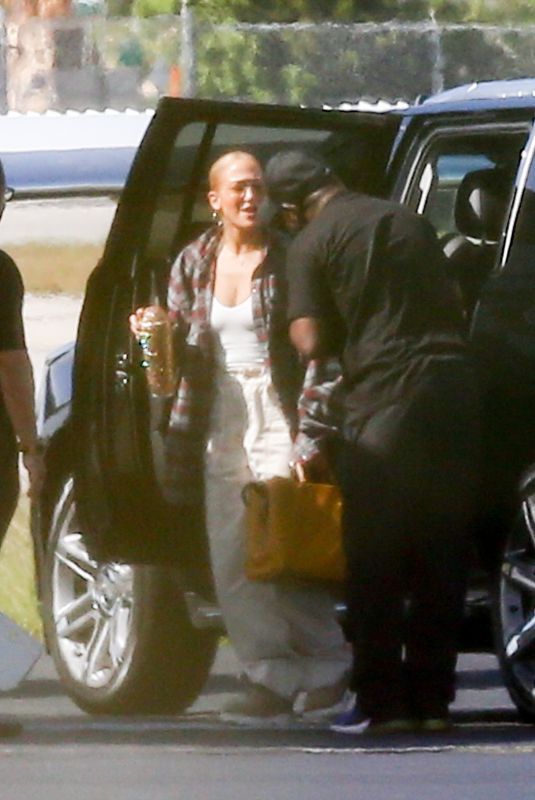 JENNIFER LOPEZ Arrives at an Airport in Miami 06/10/2021