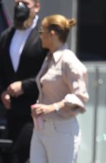JENNIFER LOPEZ Arrives at KTLA 5 Studios in Los Angeles 06/24/2021