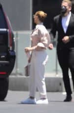 JENNIFER LOPEZ Arrives at KTLA 5 Studios in Los Angeles 06/24/2021