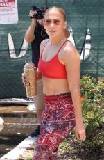 JENNIFER LOPEZ Heading to a Gym in Miami 06/10/2021