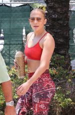 JENNIFER LOPEZ Heading to a Gym in Miami 06/10/2021