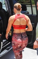 JENNIFER LOPEZ Heading to a Gym in Miami 06/10/2021