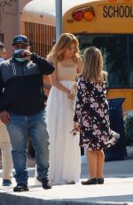 JENNIFER LOPEZ Leaves Windward School in Los Angeles 06/03/2021