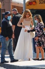 JENNIFER LOPEZ Leaves Windward School in Los Angeles 06/03/2021