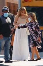 JENNIFER LOPEZ Leaves Windward School in Los Angeles 06/03/2021