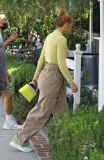 JENNIFER LOPEZ Out for Lunch at San Vicente Bungalows in West Hollywood 06/11/2021