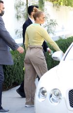 JENNIFER LOPEZ Out for Lunch at San Vicente Bungalows in West Hollywood 06/11/2021