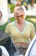 JENNIFER LOPEZ Out for Lunch at San Vicente Bungalows in West Hollywood 06/11/2021