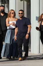 JENNIFER LOPEZ Shopping at Ralph Lauren in Beverly Hills 06/19/2021