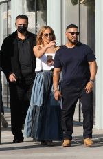 JENNIFER LOPEZ Shopping at Ralph Lauren in Beverly Hills 06/19/2021