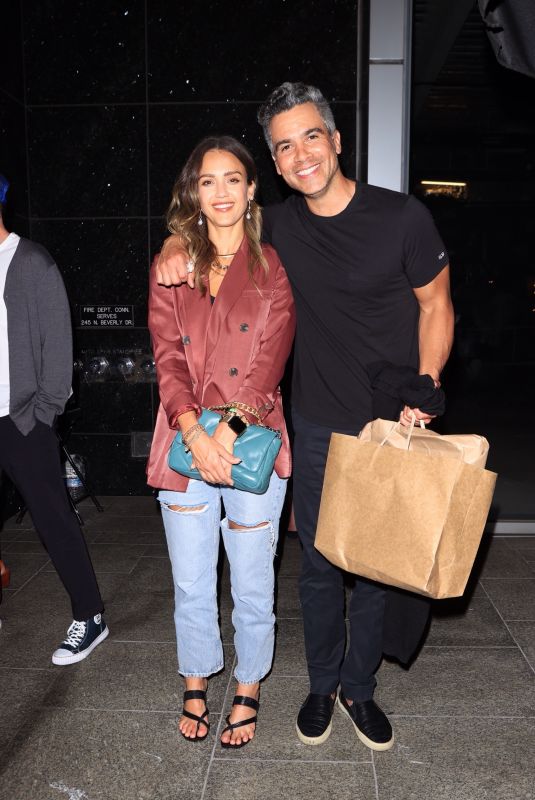 JESSICA ALBA and Cash Warren at Avra in Beverly Hills 06/22/2021