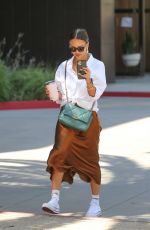 JESSICA ALBA Arrives at Her Office in Los Angeles 06/24/2021