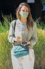 JESSICA ALBA Outside Her Company in Brentwood 06/10/2021