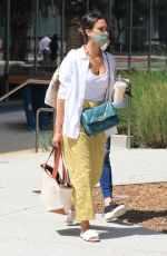 JESSICA ALBA Outside Her Offices in Los Angeles 06/15/2021