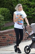 JESSICA HART Out with Her Baby in Los Angeles 06/15/2021