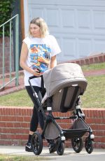 JESSICA HART Out with Her Baby in Los Angeles 06/15/2021