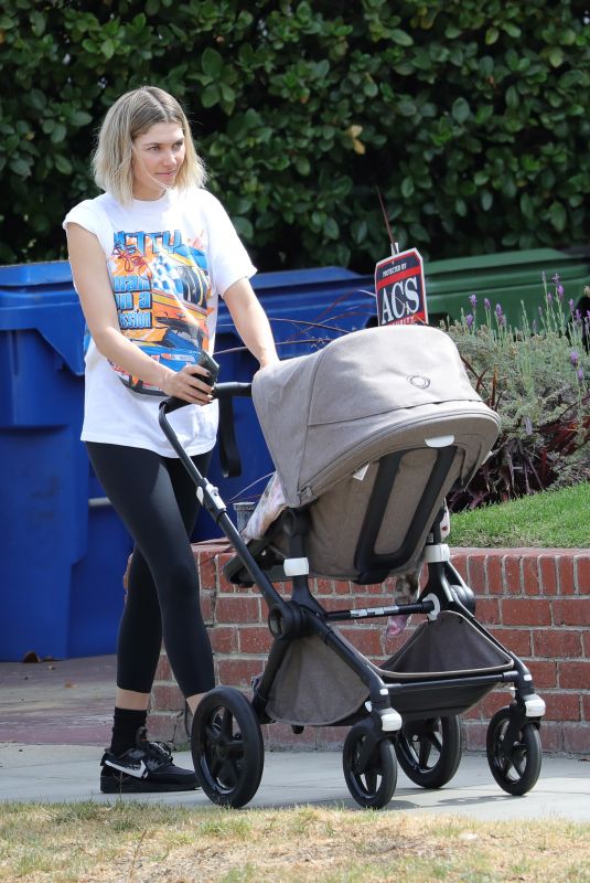 JESSICA HART Out with Her Baby in Los Angeles 06/15/2021