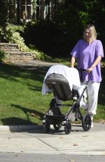 JESSICA HART Out with Her Baby on Memorial Day in Los Angeles 05/31/2021