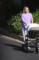 JESSICA HART Out with Her Baby on Memorial Day in Los Angeles 05/31/2021
