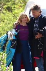JODIE WHITTAKER on teh Set of Doctor Who, New Years Special 06/07/2021