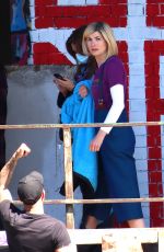 JODIE WHITTAKER on teh Set of Doctor Who, New Years Special 06/07/2021