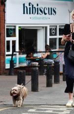 JOELY RICHARDSON Out with Her Dog in Notting Hill 06/10/2021
