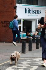 JOELY RICHARDSON Out with Her Dog in Notting Hill 06/10/2021
