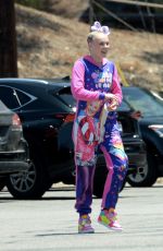 JOJO SIWA on the Set of a Music Video for Her Latest Song U.N.I in Los Angeles 06/21/2021