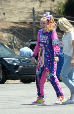 JOJO SIWA on the Set of a Music Video for Her Latest Song U.N.I in Los Angeles 06/21/2021