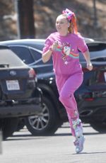 JOJO SIWA on the Set of a Music Video for Her Latest Song U.N.I in Los Angeles 06/21/2021
