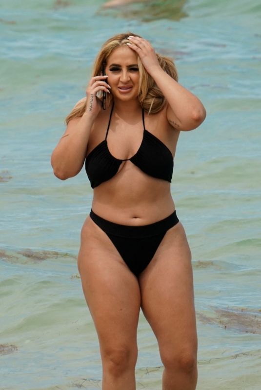 JOJO ZARUR in Bikini at a Beach in Miami 06/23/2021