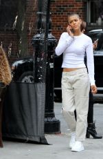 JORDAN ALEXANDER on the Set of Gossip Girl in New York 06/01/2021