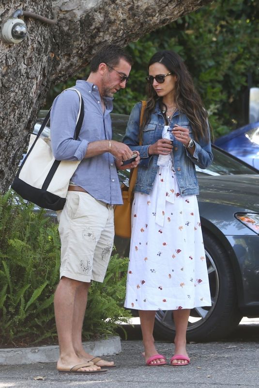 JORDANA BREWSTER and Mason Morfit at Bel Air Hotel in Los Angeles 06/27/2021