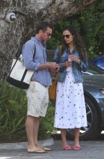 JORDANA BREWSTER and Mason Morfit at Bel Air Hotel in Los Angeles 06/27/2021
