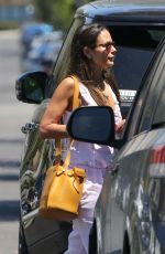 JORDANA BREWSTER in a Jumpsuit Out in Brentwood 06/14/2021